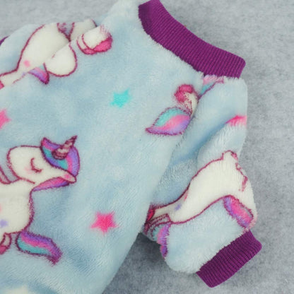 Unicorn Fuzzy Pajamas