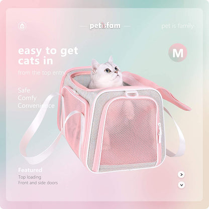 Soft Cute Travel Pet Carrier Bag for Medium Cats and Dogs