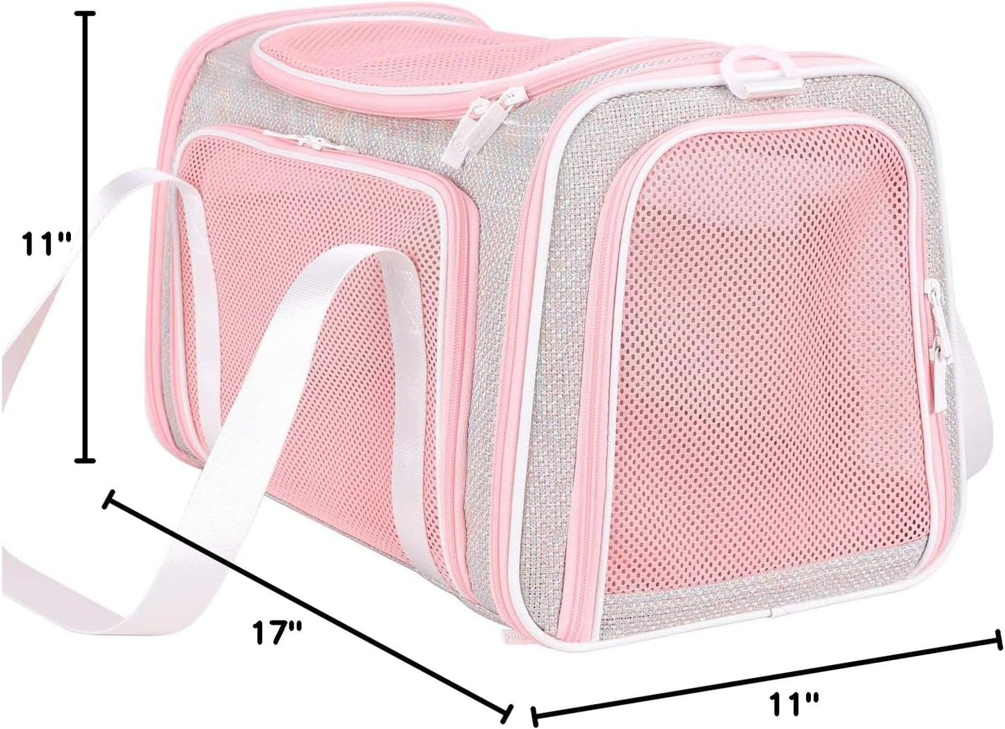 Soft Cute Travel Pet Carrier Bag for Medium Cats and Dogs