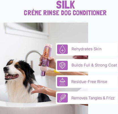 Silk Creme Tearless Rinse Dog Conditioner – 5 Gallons