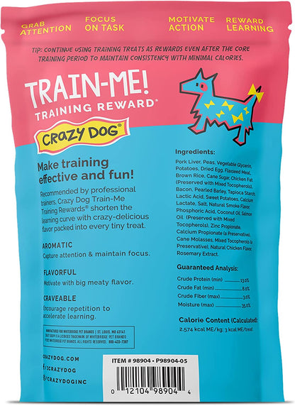 Train-Me! Training Reward Dog Treats 16 Oz., Bacon Regular