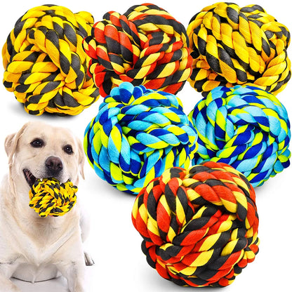 XL Dog Chew Toys for Aggressive Chewers, 6 Pack Indestructible Puppy Teething Chew Toy